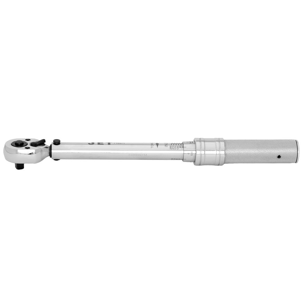 Jet 1/4" DR 50-250 in/lb Industrial Series Torque Wrench