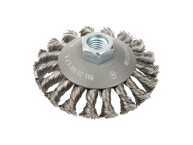 ALLSTEEL 4X5/8-11 KNOT SAUCER BRUSH