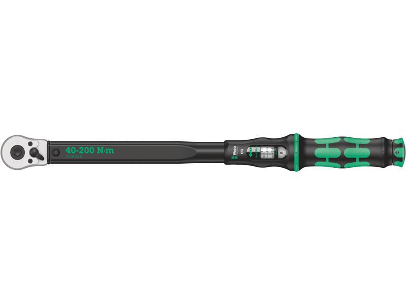 Wera - Click-Torque C 3 torque wrench with reversible ratchet, 40-200 Nm