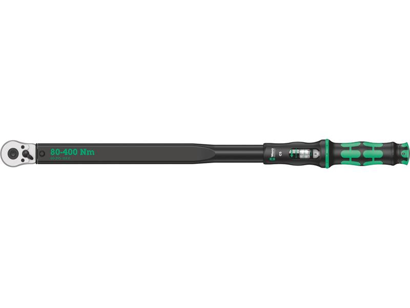 Wera - Click-Torque C 5 torque wrench with reversible ratchet, 80-400 Nm