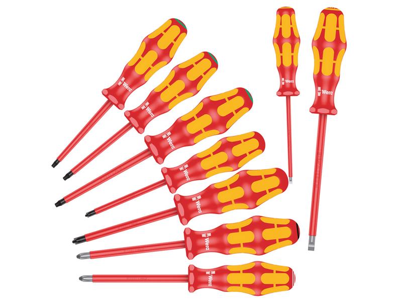 Wera - 160 i/162 i/167 i/9 Screwdriver set Kraftform Plus Series 100