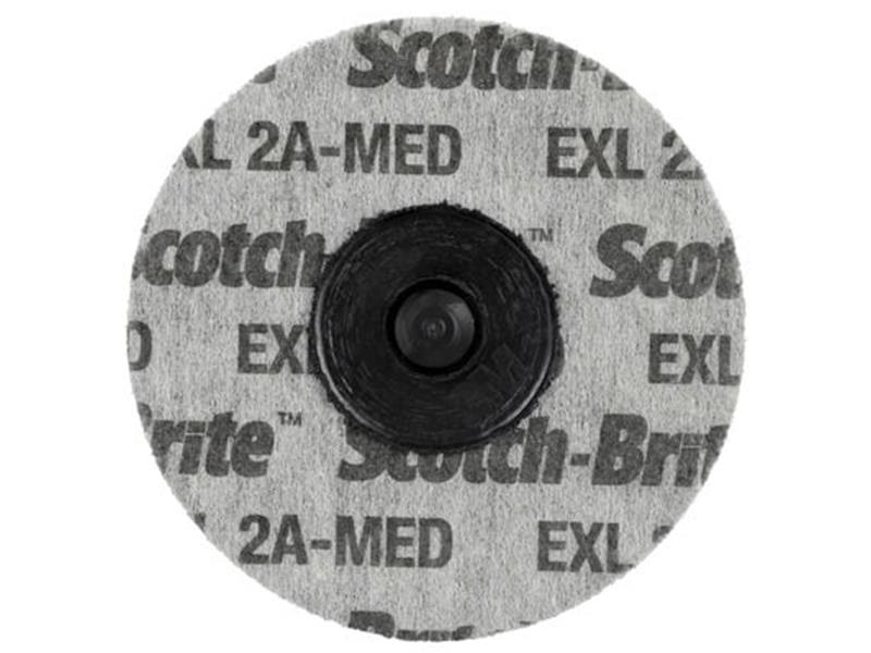 Scotch-Brite™ Roloc™ EXL Unitized Wheel, XL-UR, 2A MED, 2 in x NH (5.08 cm x NH)