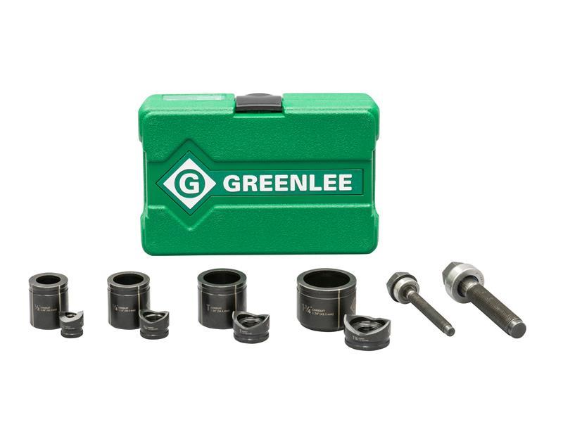 Greenlee Standard Round 1/2" – 1-1/4" Manual Knockout Set