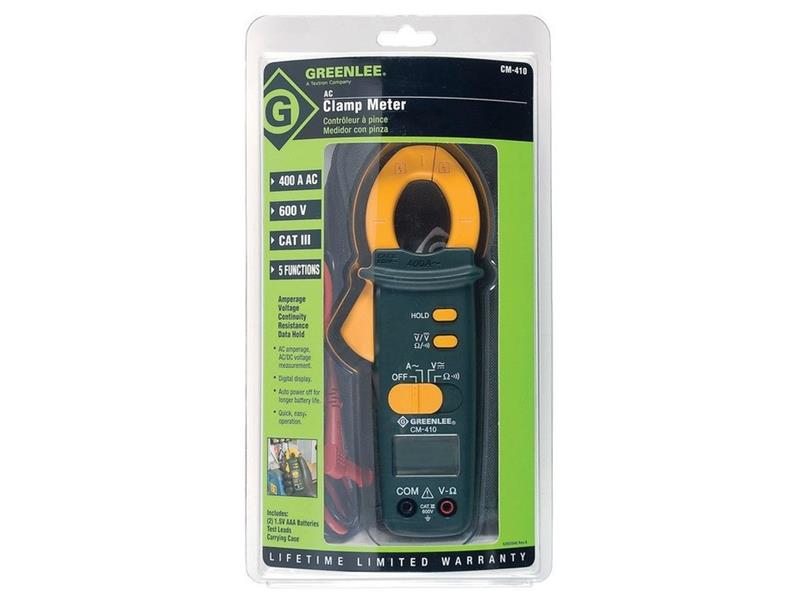 AC Clamp Meter, 600V, 400A