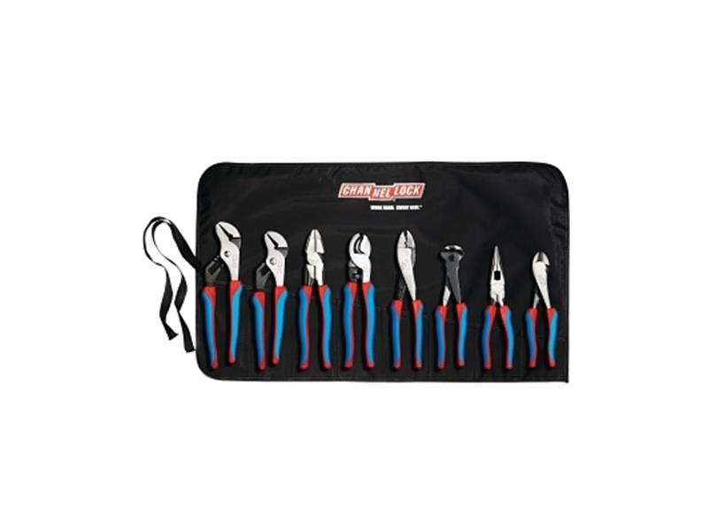 Channellock 8pc Electrical Plier Set 8 Pliers, Code Blue®, Roll