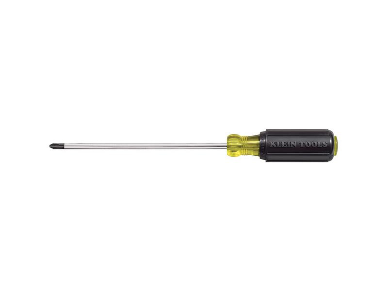Klein - #2 Phillips Screwdriver, 7-Inch Round Shank