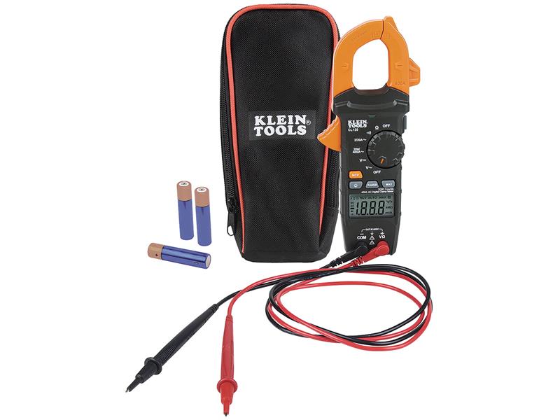 Klein Digital Clamp Meter, AC Auto-Ranging 400 Amp