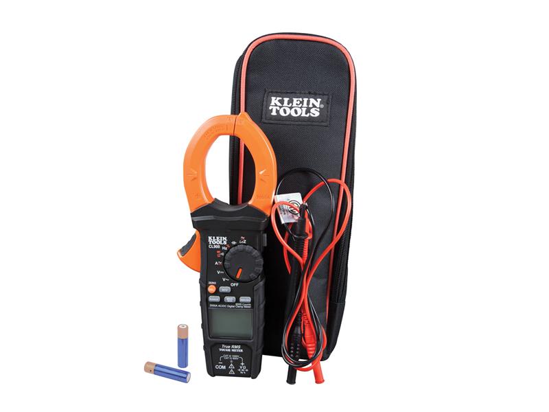 Klein Digital Clamp Meter, AC Auto-Range TRMS, Low Impedance (LoZ), 2000 Amp
