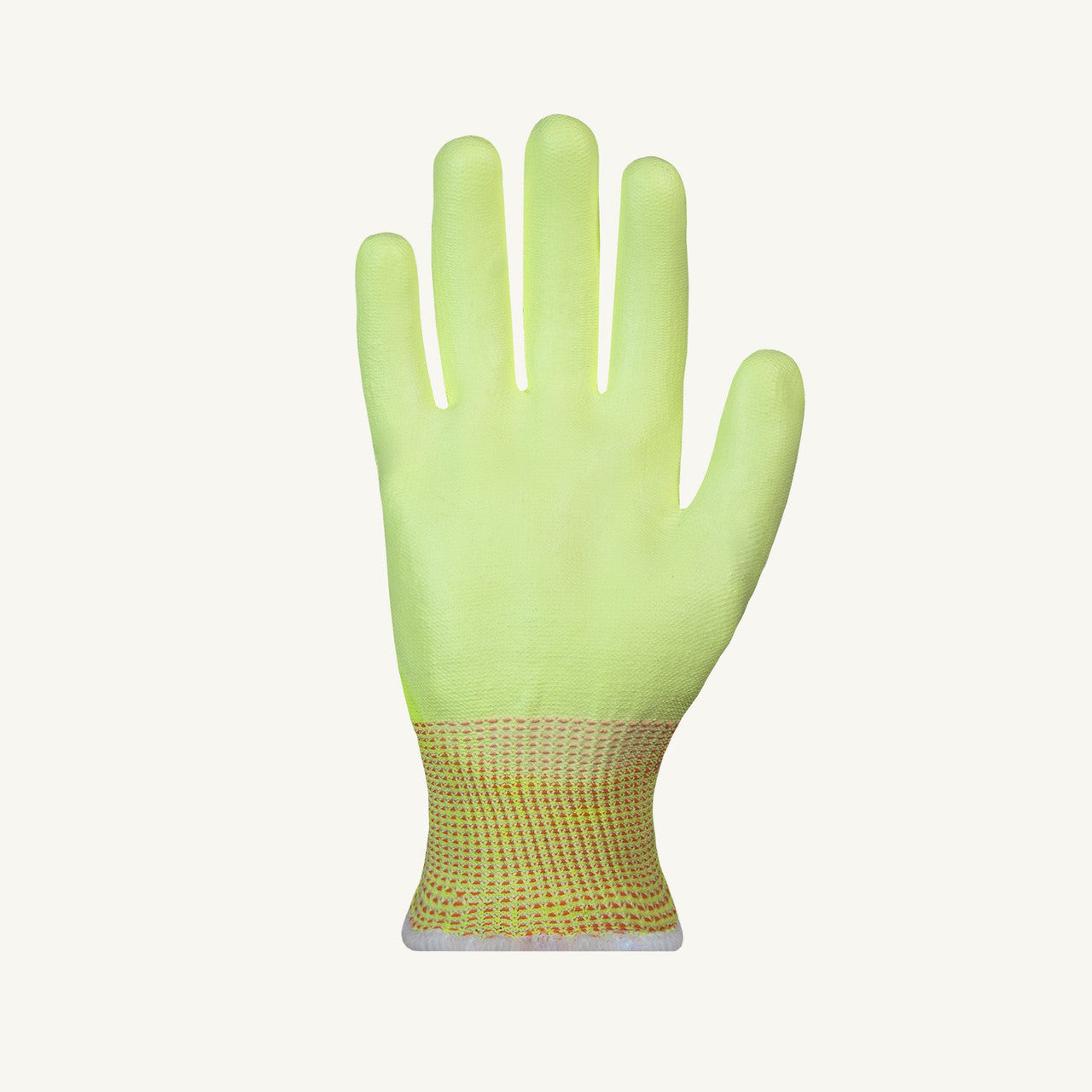 Superior Glove - Tenactiv Glove - Hi-Viz PU Coated | Cut Resistance A5 | 12 Pack
