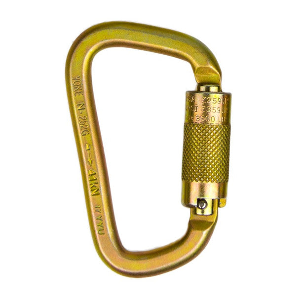 Guardian Fall Protection - Double-Locking Steel Carabiner