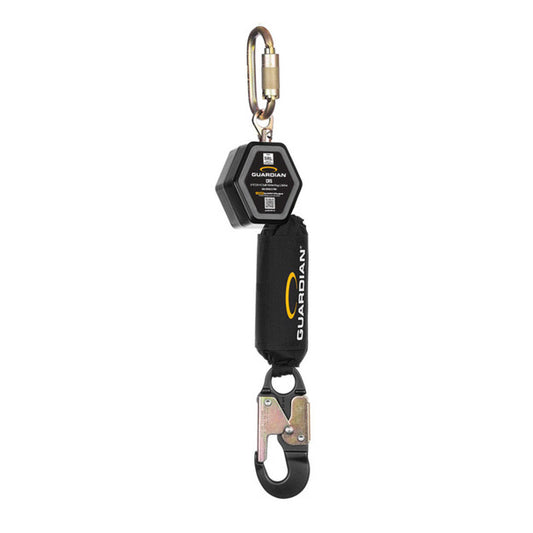 Guardian Fall Protection - Cr5 6Ft Web Personal Self-Retracting Lifeline Single Leg Aluminum Snap