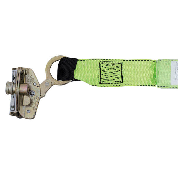 PeakWorks - E6 Shock Absorbing Lanyard - SP - Single Leg - Snap & ADP Rope Grab