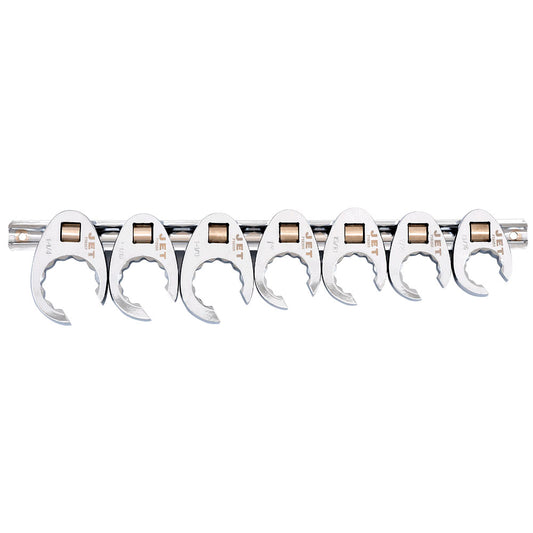 Wrench Sets - Flare Nut Crowfoot Set – SAE – 7pc – 12 pc