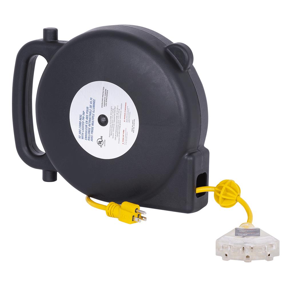 Startech Extension ABS Cord Reel – 14 Gauge – 45'
