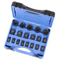 Jet - 1/2" DR SAE Impact Socket Set – 6 pt. – 19 pc