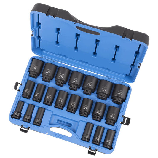 Jet - 3/4" DR Deep SAE Impact Socket Set – 6 pt. – 21 pc