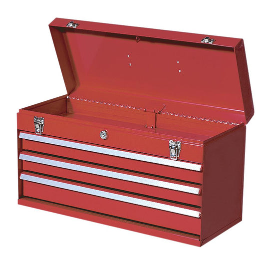 Jet 3 Drawer Steel Hand Tool Box – 21"