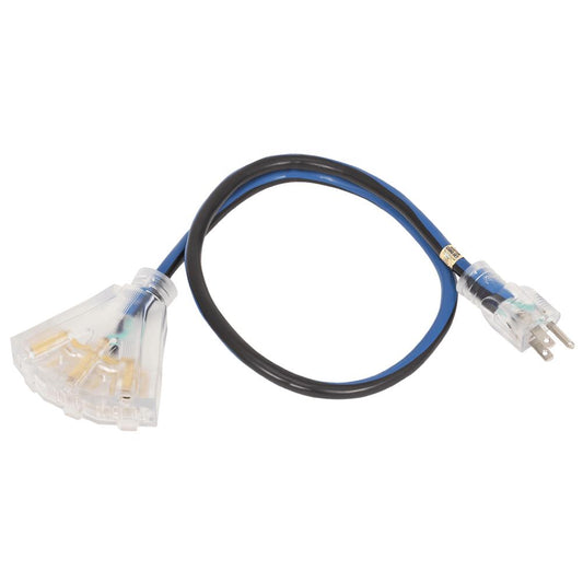 Startech Contractor Grade 3' Adapter – Tri-Tap – 14 Gauge