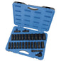 Jet - 1/2" DR Deep SAE/Metric Impact Socket Set – 6 pt. – 27 pc