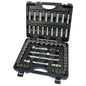 Jet - 1/2" DR SAE/Metric Socket Set – 12 pt. – 55 pc