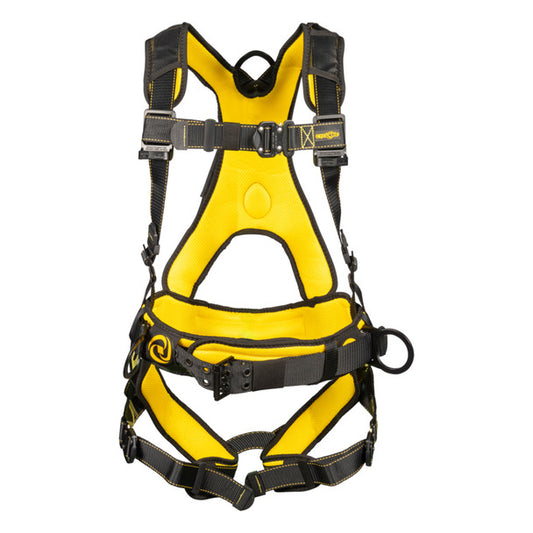Guardian Fall Protection - Cyclone Construction Harness w/ Chest Quick-Connect Buckle Leg Quick-Connect