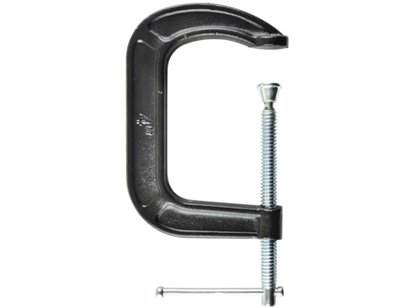 Bessy Tools Drop Forged C-clamp 4 Inch Capacity, 3 Inch Throat