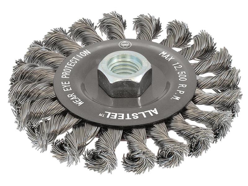 ALLSTEEL 6X3/8 KNOT WHL BRUSH
