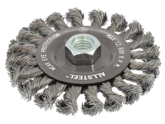 ALLSTEEL 6X3/8 KNOT WHL BRUSH