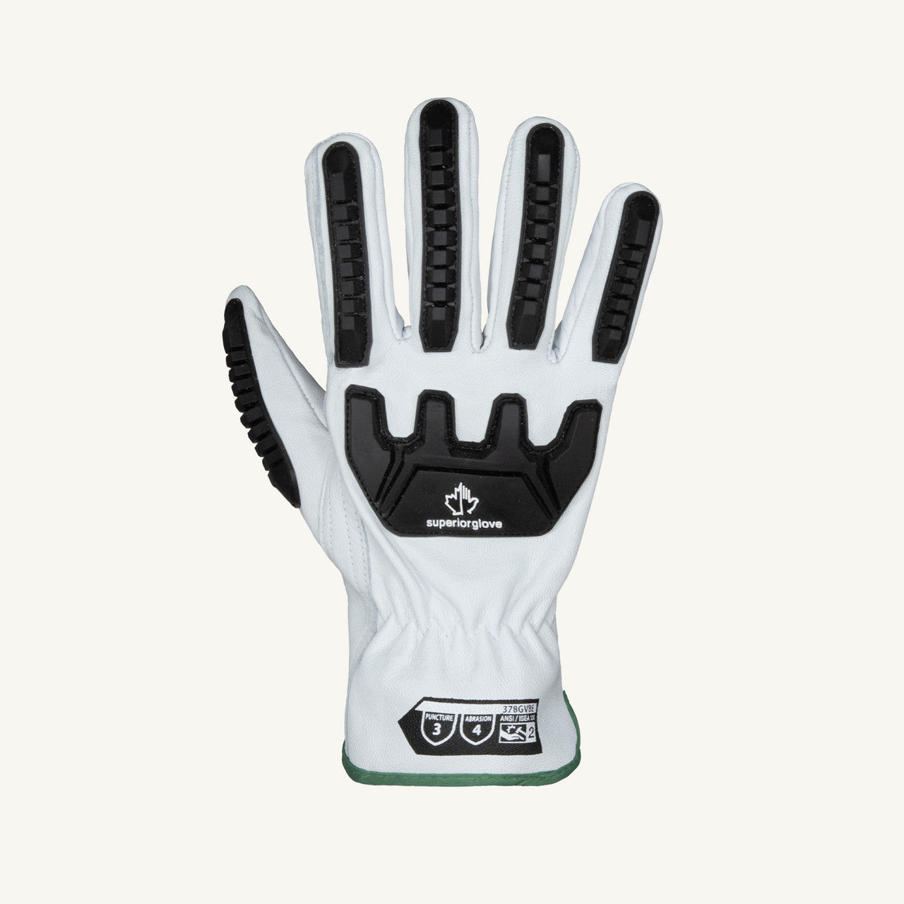 Superior Glove - Impact Resistant - Goatskin Gloves | Unlined Leather Gloves | 12 Pack