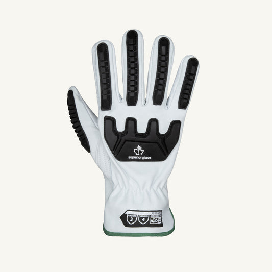 Superior Glove - Impact Resistant - Goatskin Gloves | Unlined Leather Gloves | 12 Pack