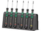 Wera - 2050/6 Screwdriver set and rack for electronic applications