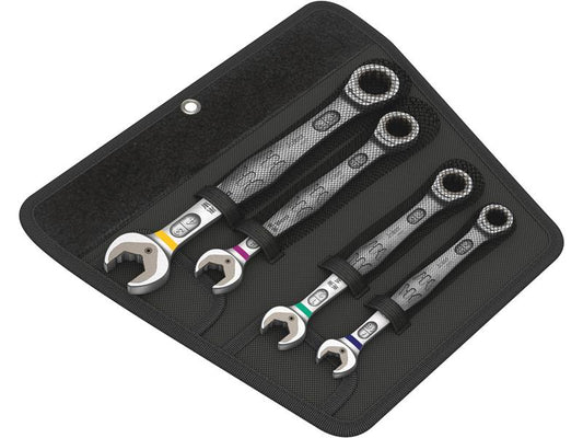 Wera - 6000 Joker 4 Imperial Set 1 Set of ratcheting combination wrenches, Imperial