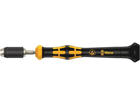 Wera - 1460 ESD Kraftform Micro torque screwdrivers, with factory pre-set value (0.02-0.11 Nm) and quick-release chuck