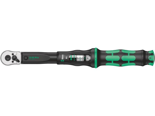 Wera - Click-Torque B 1 torque wrench with reversible ratchet, 10-50 Nm