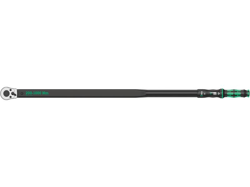 Wera - Click-Torque E 1 torque wrench with reversible ratchet, 200-1000 Nm