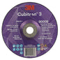 3M™ Cubitron™ 3 Depressed Center Grinding Wheel, 90008, 36+, T27, 7 in x 1/4 in x 7/8 in (180x6x22.23mm) ANSI, 10/Pack, 20 ea/Ca