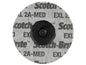 Scotch-Brite™ Roloc™ EXL Unitized Wheel, XL-UR, 2A MED, 2 in x NH (5.08 cm x NH)