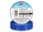 3M™ Temflex™ General Use Vinyl Electrical Tape 165, Blue, 19 mm x 18 m (3/4 in x 60 ft), 0.15 mm (6 mil)