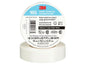 3M™ Temflex™ General Use Vinyl Electrical Tape 165, White, 19 mm x 18 m (3/4 in x 60 ft), 0.15 mm (6 mil), Pack of 10