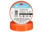3M™ Temflex™ General Use Vinyl Electrical Tape 165, Orange, 19 mm x 18 m (3/4 in x 60 ft), 0.15 mm (6 mil)