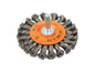 MOUNTED WHEEL KNOT BRUSH 2-3/4 20 KNOTS