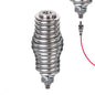 Driver Industrial Safety - Heavy Duty Zinc Plated Barrel Spring Base for Powered Whips