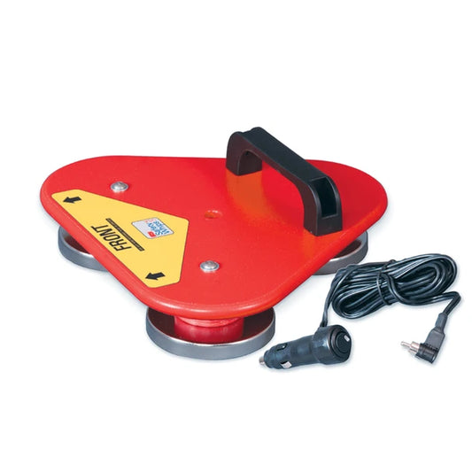 Driver Industrial Safety - Medium Duty Magnet Mount With Lift Handle with Cigarette Power Cord