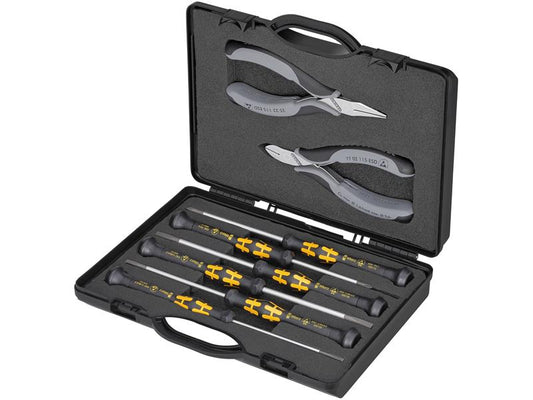 Knipex - 8 Pc Electronics Tool Set ESD in Case with Foam