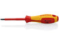 Knipex - Square Drive Screwdriver, 3 1/8"-1000V Insulated, R1, 7 1/2", Multi-Component, VDE