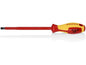 Knipex - Slotted Screwdriver, 7"-1000V Insulated, 5/16" tip, 11 3/4", Multi-Component, VDE