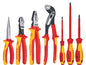Knipex - 7 Pc Pliers and Screwdriver Tool Set-1000V Insulated in Nylon Pouch, Multi-Component