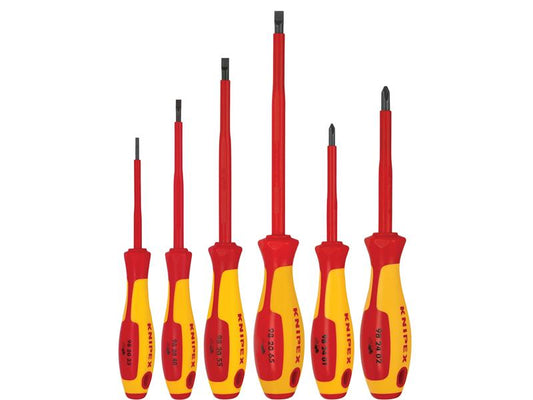 Knipex - 6 Pc Screwdriver Set-1000V Insulated