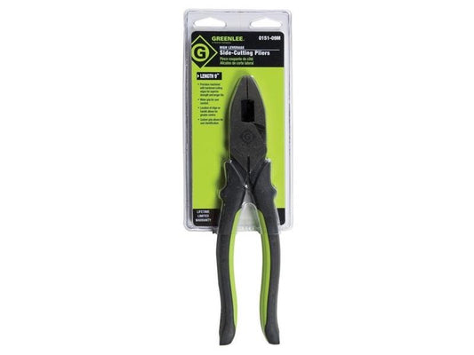 9" Molded Grip High-Leverage Side-Cutting Pliers