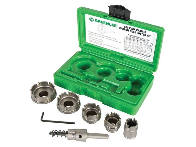 Greenlee - 5 Piece Quick Change Carbide Cutter Set